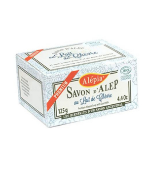 Alepia Savon d'Alep premium au lait de chèvre bio 125g