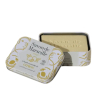 Hygiene naturelle Alepia Savon de Marseille boîte métal décorée parfumé à l'huile essentielle de Citron 100g