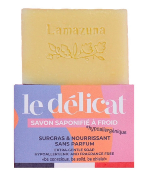 Lamazuna Savon saponifié à froid Le délicat 90ml