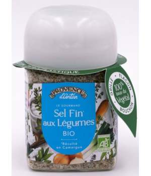 Provence D Antan Sel fin aux Légumes bio pot végétal biodégradable 90g