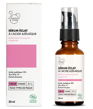 Clemence et Vivien Sérum éclat acide azelaique 10% 30ml