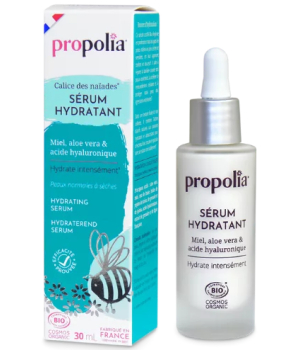 Propolia Sérum hydratant Miel Aloe vera et Acide hyaluronique 30ml