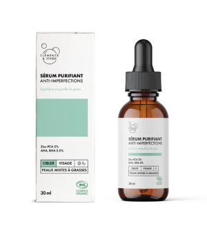 Clemence et Vivien Sérum purifiant anti imperfections 30ml