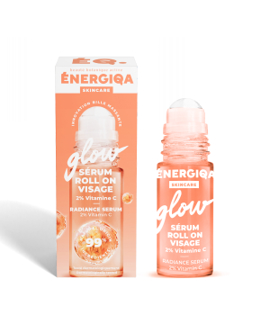 Energiqa Sérum roll on glow Éclat Vitamine C et extrait d'algue 30ml