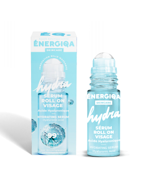 Energiqa Sérum roll on Hydratant et repulpant Acide hyaluronique et extrait d'algue 30ml