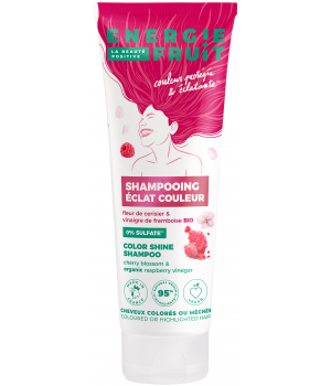 Energie Fruit Shampoing Cheveux colorés et méchés Vinaigre de framboise 250ml