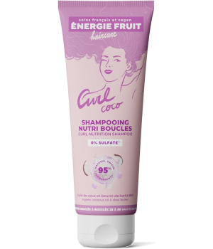 Energie Fruit Shampoing Cheveux ondulés à bouclés Coco Karité 250ml