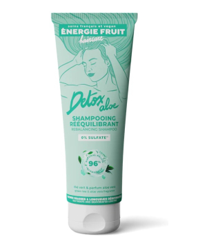 Energie Fruit Shampoing Détox Racines grasses pointes sèches Thé Vert Menthe et Aloe Vera 250ml