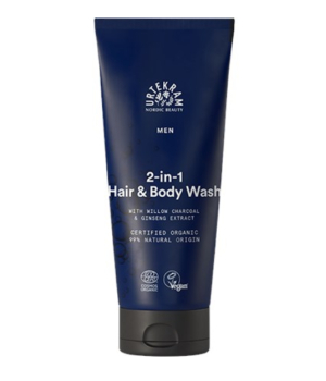 Urtekram Shampoing douche 2 en 1 homme Aloe Vera Ginseng 200ml