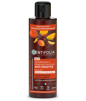 Centifolia Shampoing et démêlant boucles Anti frisottis 2en1 200ml