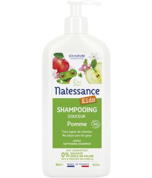 Natessance Shampoing Kids Pomme ne pique pas les yeux 500ml