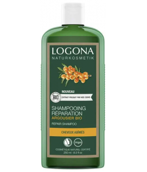 Logona Shampoing réparateur Argousier Bio 250ml