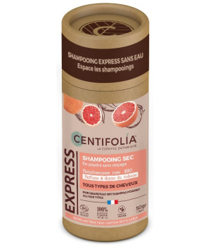 Centifolia Shampoing sec en poudre pamplemousse rose 50g