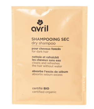 Avril Shampoing sec pour cheveux foncés en poudre bio 30g