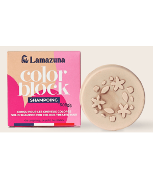 Lamazuna Shampoing solide Cheveux colorés Huile de cerise