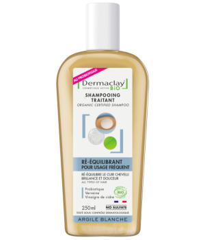 Dermaclay  Shampoing traitant rééquilibrant au probiotique 250ml