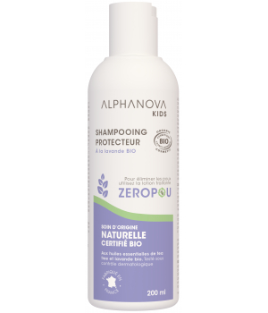 Alphanova Shampoing Zéropoux anti poux répulsif 200ml