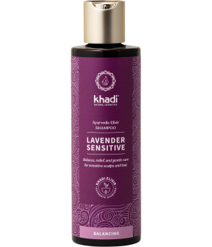 Khadi Shampooing ayurvédique Lavender Sensitive 200ml