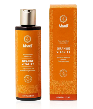 Khadi Shampooing ayurvédique Orange vitality 200ml