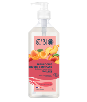Ce'bio Shampooing douche Fruits d'Eté 1L