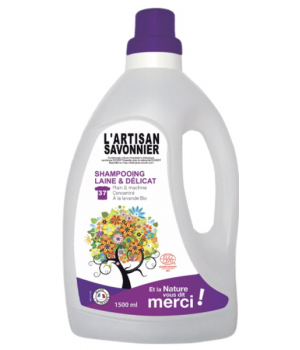 L Artisan Savonnier Entretien Shampooing Laine et Délicat 1500ml