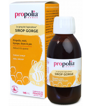 Propolia Sirop Gorge Propolis Miel Citron Flacon 145ml