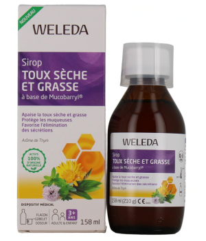 Weleda Sirop toux sèche et grasse au thym