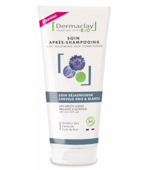 Dermaclay  Soin Déjaunisseur cheveux gris et blancs 200ml