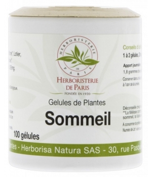Herboristerie De Paris Sommeil Action 5 Plantes 100 gélules
