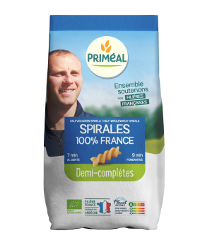 Primeal Spirales demi complètes filière France 500g