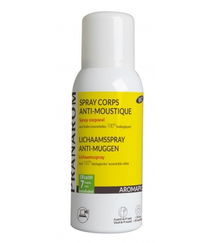 Pranarom Spray corps Anti Moustique 75ml Aromapic