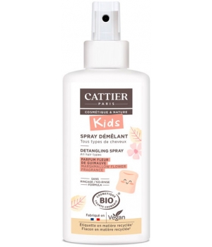 Cattier Spray démêlant parfum fleur de guimauve 200ml