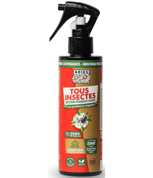 Aries Spray insecticide action foudroyante Tous insectes 200ml