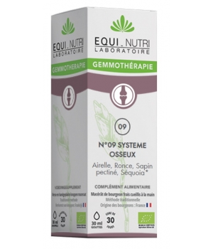 Equi - Nutri Système Osseux No 09 Bio Flacon compte gouttes 30ml