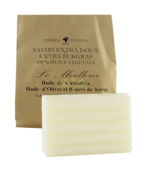Terres Dorees Savon Le Meilleur Beurre de Karité Calendula 100gr