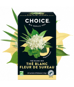 Choice Thé blanc fleur de sureau 36g
