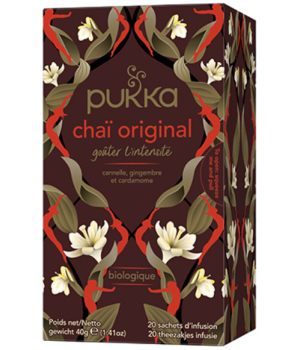 Pukka Thé Noir Chaï original 20 infusettes