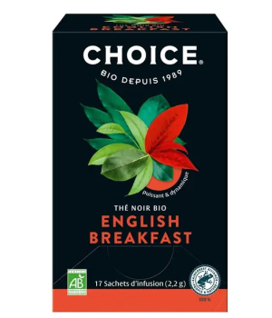 Choice Thé noir english breakfast 17 sachets