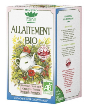 Romon Nature Tisane Allaitement Bio 20 sachets 32g