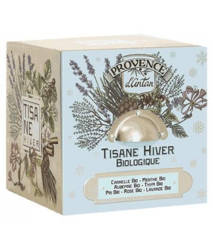 Provence D Antan Tisane Hiver bio 24 sachets 48 gr boite métal