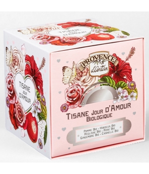 Provence D Antan Tisane Jour D'amour bio 24 sachets 60g recharge carton