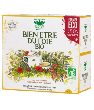 Romon Nature Tisane Bien être du foie 50 sachets 80g