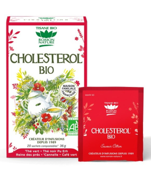 Romon Nature Tisane Cholestérol Bio 20 sachets 32g