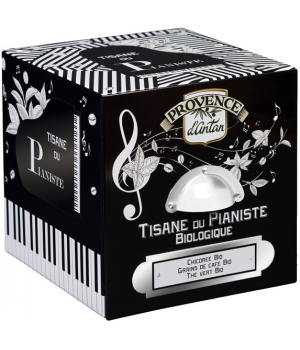 Provence D Antan Tisane du Pianiste biologique 24 sachets boite metal