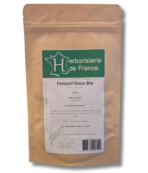 Herboristerie De France Tisane Fenouil doux Bio 30g