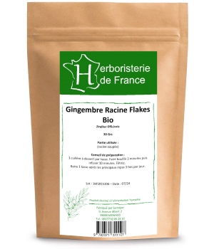Herboristerie De France Tisane Gingembre racine 30g