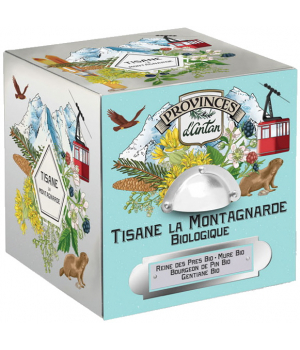 Provence D Antan Tisane La Montagnarde 24 sachets boite metal