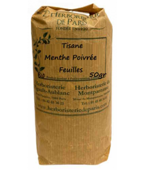 Herboristerie De Paris Tisane Menthe Poivrée Bio 50gr