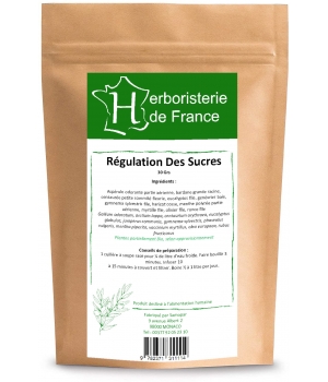Herboristerie De France Tisane Régulation des sucres 30g