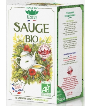 Romon Nature Tisane Sauge bio 18 sachets 30g